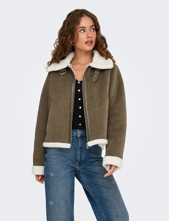 ONLY Kingston Cord Bond Jacket, Rain Drum Birch product photo