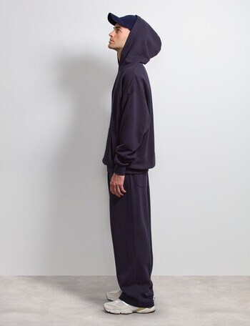 AIR SPACE Oversize Hoodie, Navy product photo