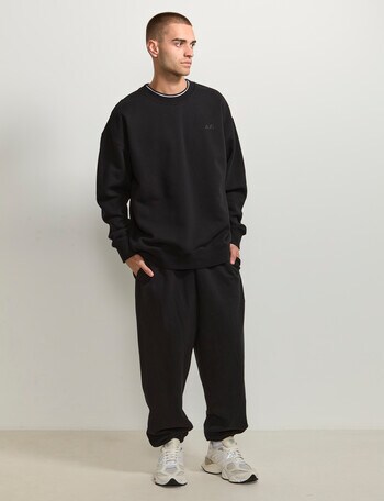 AIR SPACE Cuff Trackpant, Black product photo
