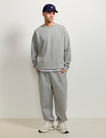 AIR SPACE Oversize Crew Pullover, Grey product photo