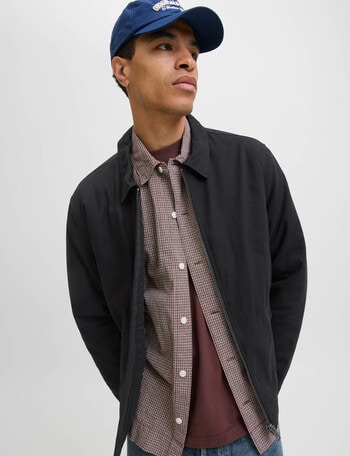 Jack & Jones College Wool Blend Bomber, Black product photo