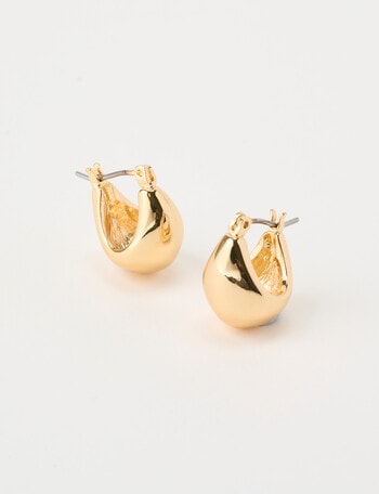 Earsense Thick Contoured Hoop, Gold Tone product photo