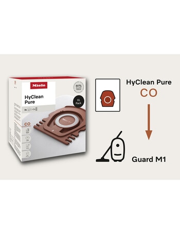 Miele M1 CO Hyclean Pure Vacuum Bags, 4-Pack product photo