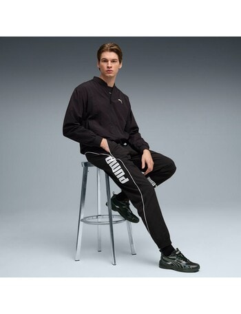 Puma Woven Puma Track Sport Pants, Black product photo