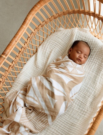 PELE Muslin Wrap, Tan product photo