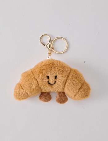 Mac & Ellie Croissant Bag Charm, Brown product photo