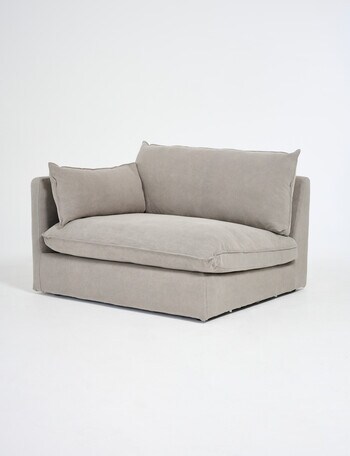 Marcello&Co Aspen Maxi Fabric Modular Left Hand Facing, Grey V2 product photo