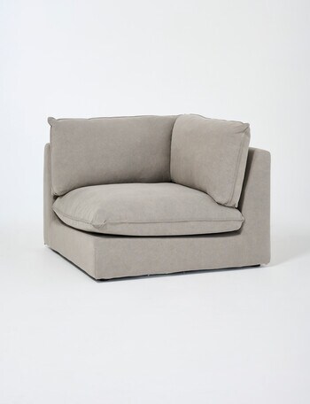 Marcello&Co Aspen Maxi Fabric Modular Corner, Grey V2 product photo