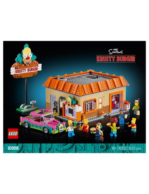 Lego Icons The Simpsons: Krusty Burger, 10352 product photo View 12 L