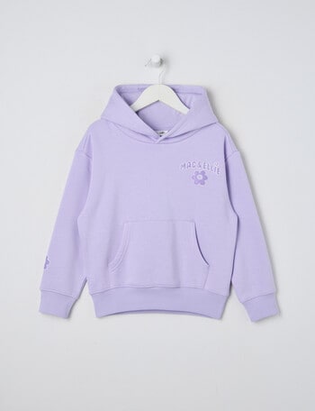 Mac & Ellie Bubble Boxy Pull On Hoodie, Lilac product photo