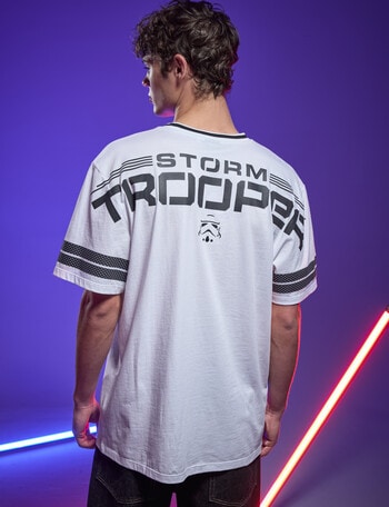 Licensed Star Wars Storm Trooper 77 Sport Tee, White product photo