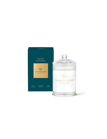 Glasshouse Fragrances Velvet Rhapsody Candle, 60g product photo