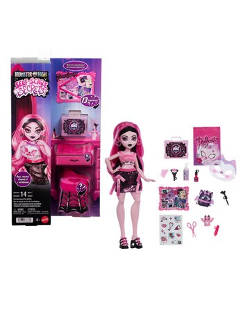 Monster High Self-Scare Secrets Draculaura Fashion Doll product photo