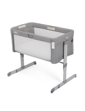 Joie Roomie Bedside Crib, Gray Flannel product photo