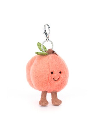 Jellycat Amuseables Peach Bag Charm product photo