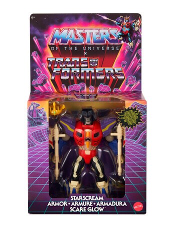 Masters of the Origins & Transformers Starscream Armor Scare Glow Figure product photo