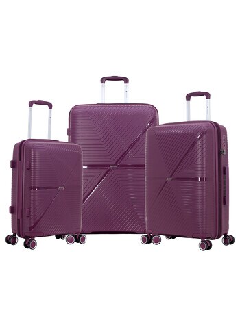Voyager Milan Trolleycase Set, 3-Piece, Syrah product photo