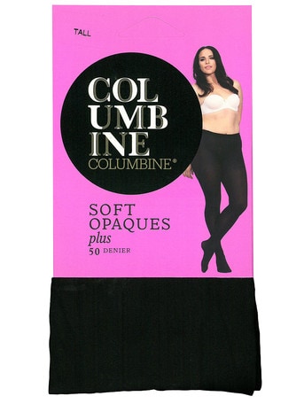 Columbine Fuller Figure Opaque, Black product photo