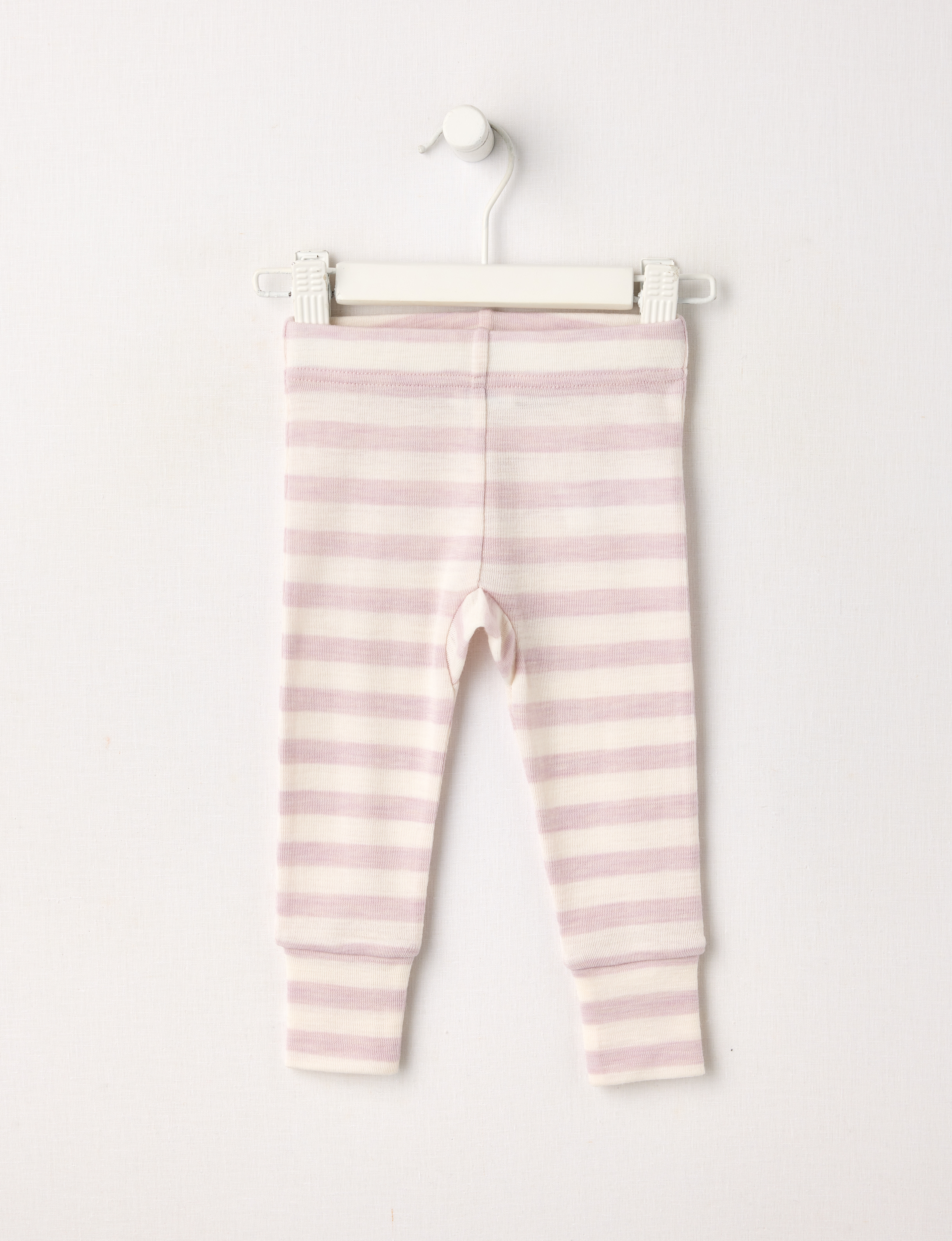 Milly & Milo Striped Merino Leggings, Lilac product photo