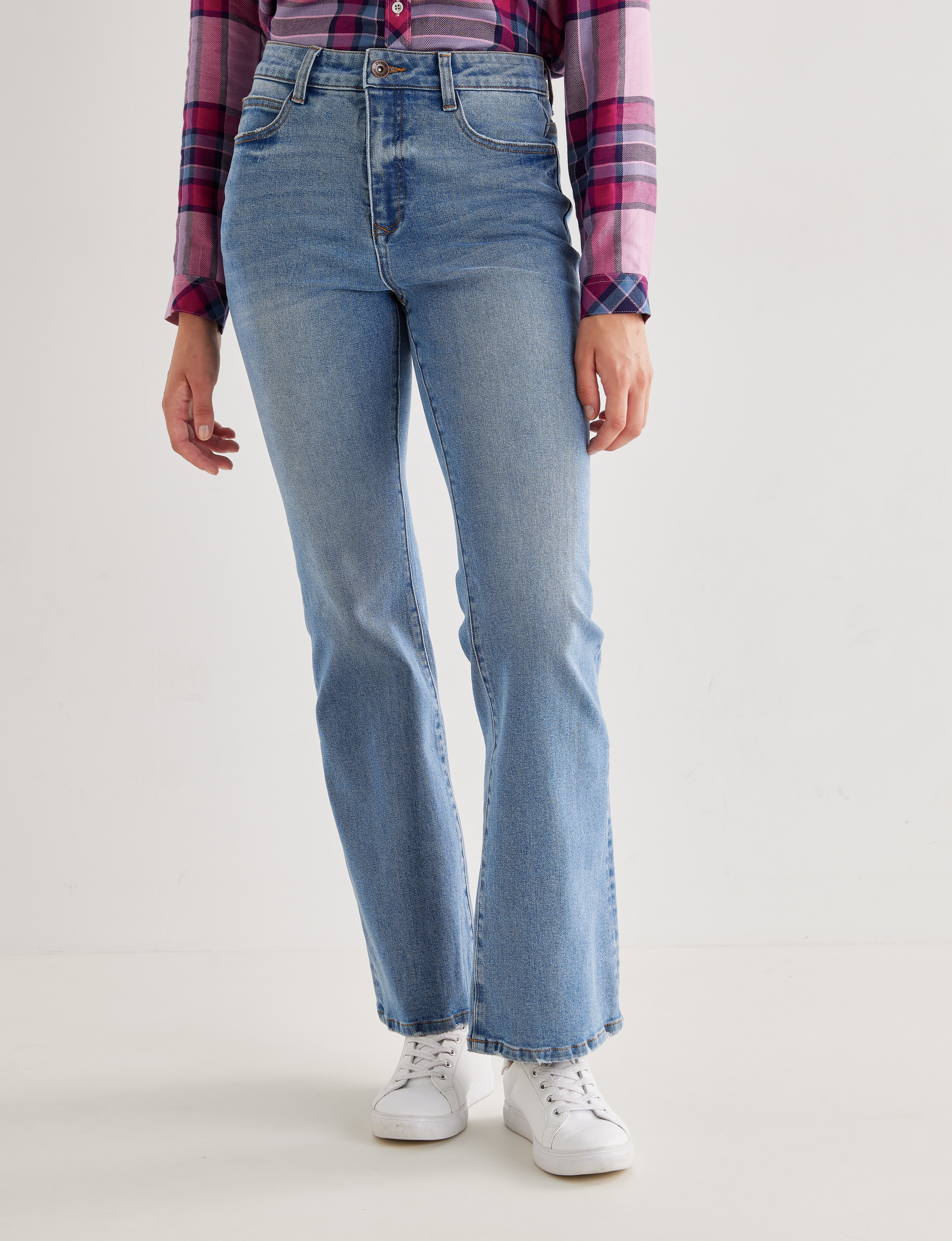 Denim Republic Bootleg Jean, Light Wash product photo
