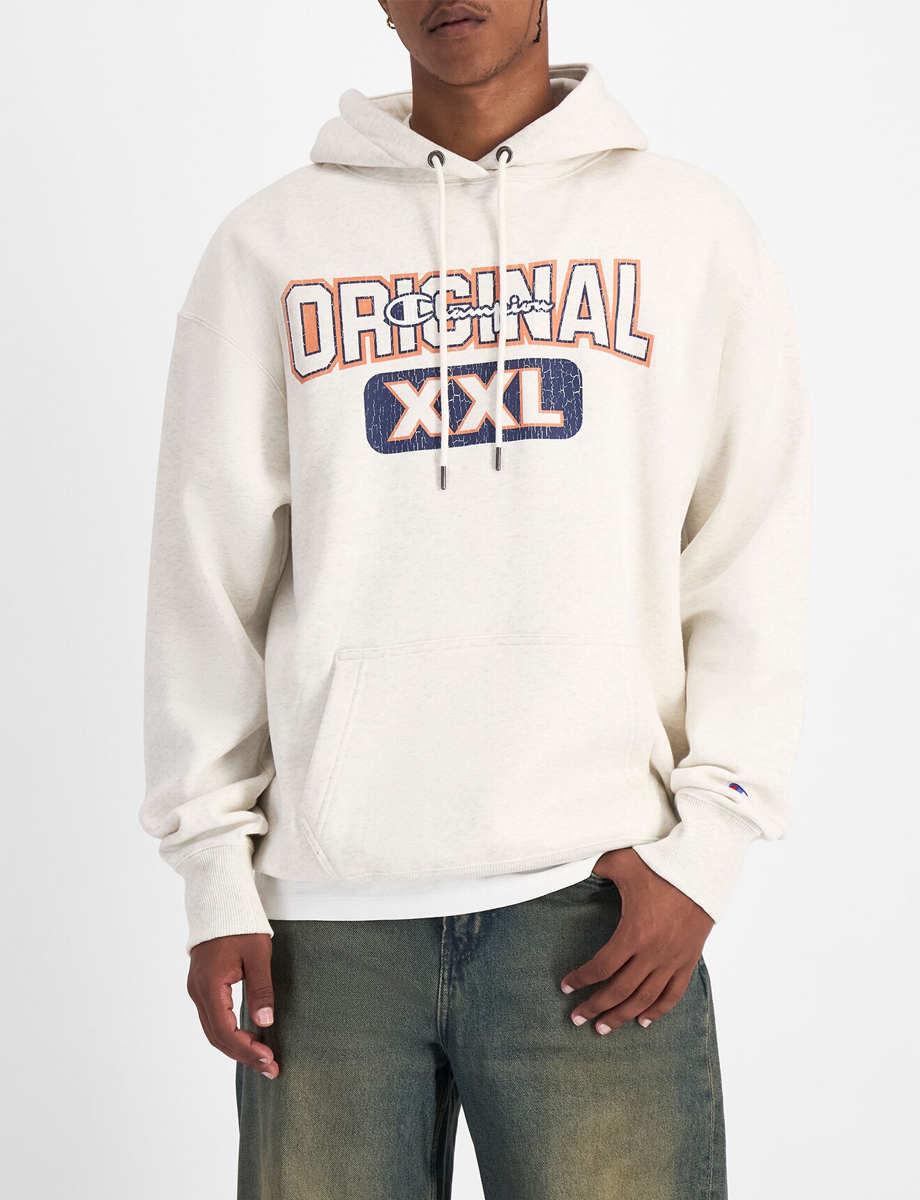 Champion Rochester MCMXIX Hoodie, Light Snow Marle product photo