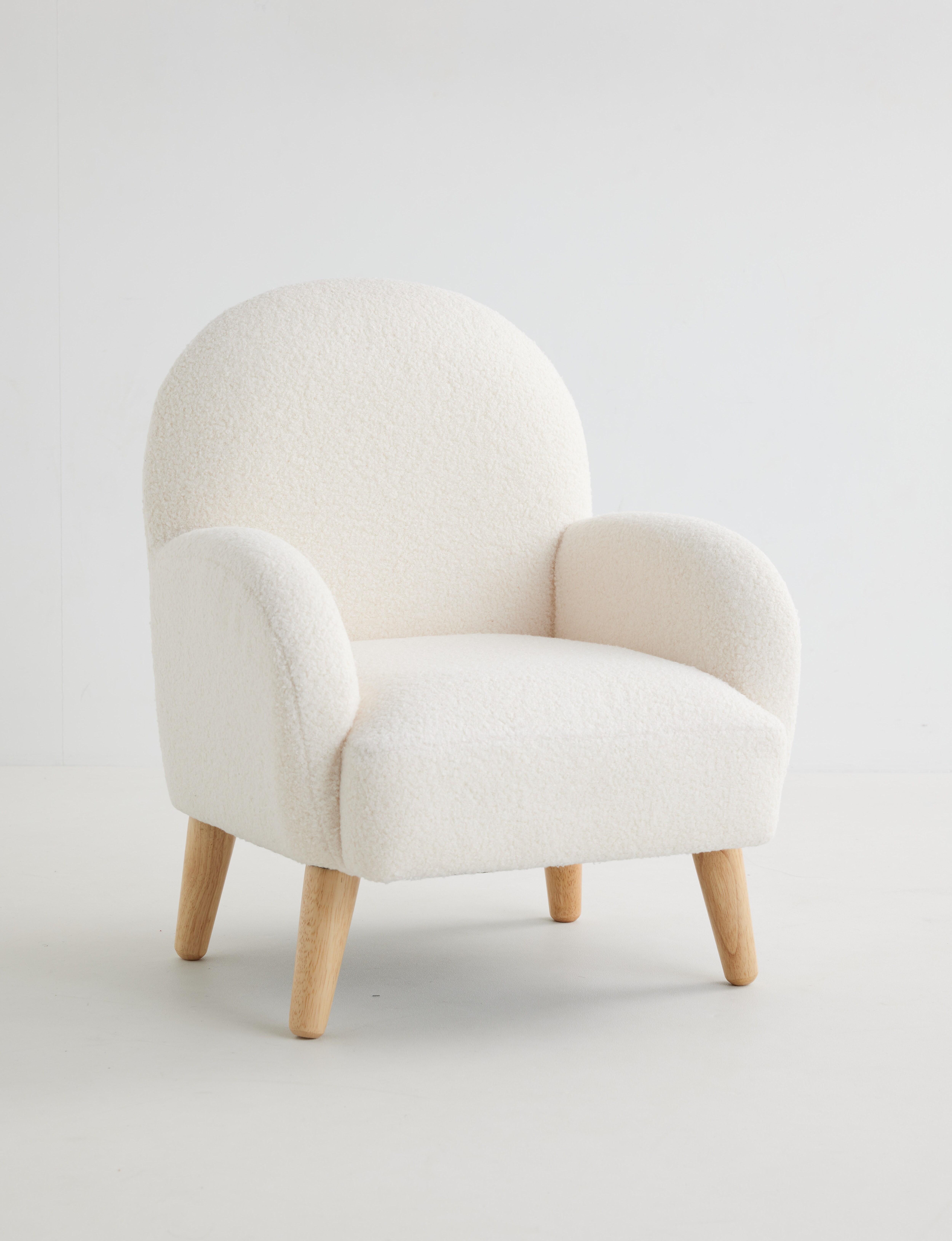 Teeny Weeny Kids Sofa Chair, White product photo