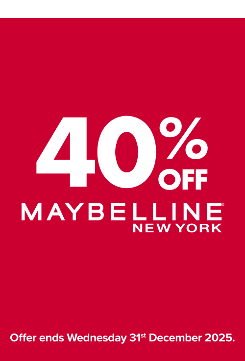 40% off Maybelline