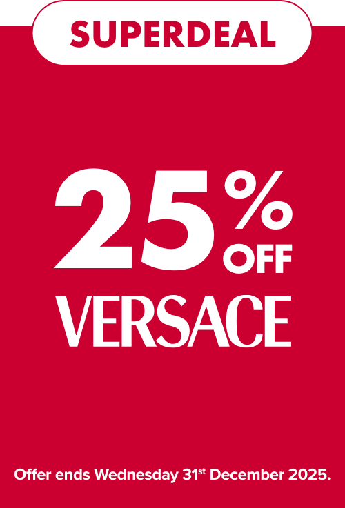 25% off Versace