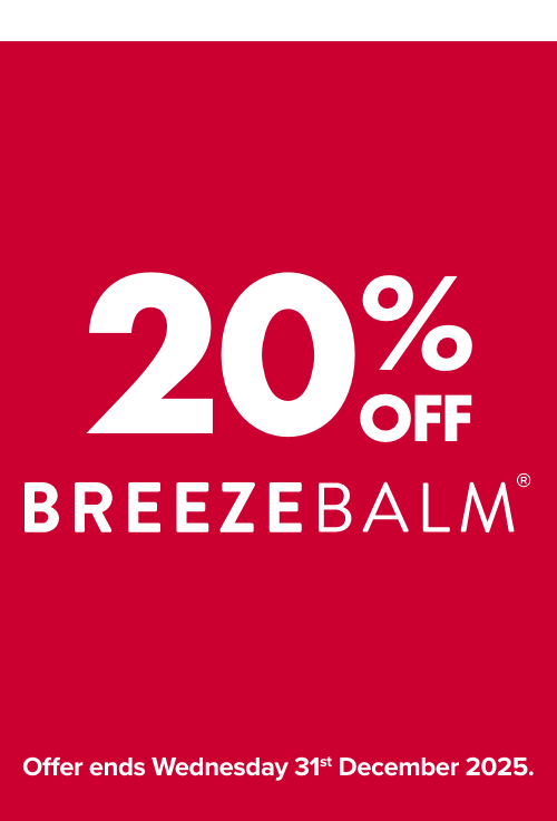 20% off Breeze Balm