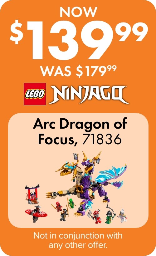NOW $139.99 WAS $179.99 Arc Dragon of Focus, 71836