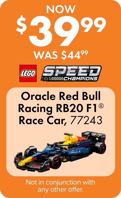 NOW $39.99 WAS $44.99 Oracle Red Bull Racing RB20 F1® Race Car, 77243