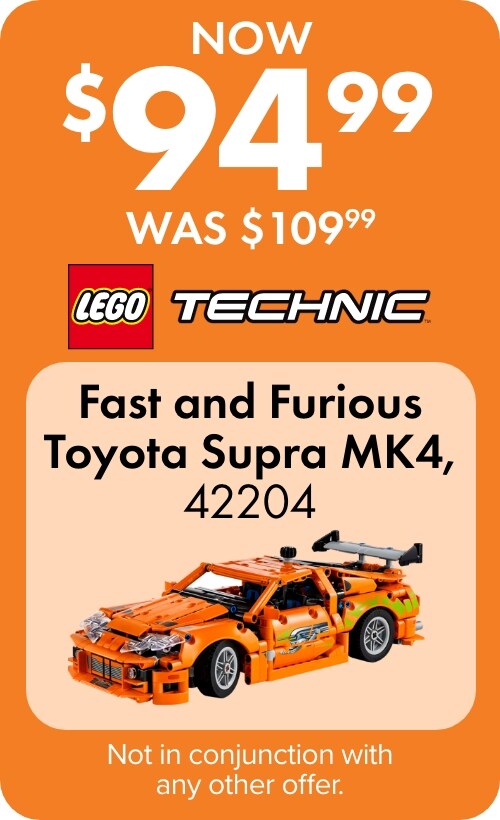 NOW $94.99 WAS $109.99 Fast and Furious Toyota Supra MK4, 42204