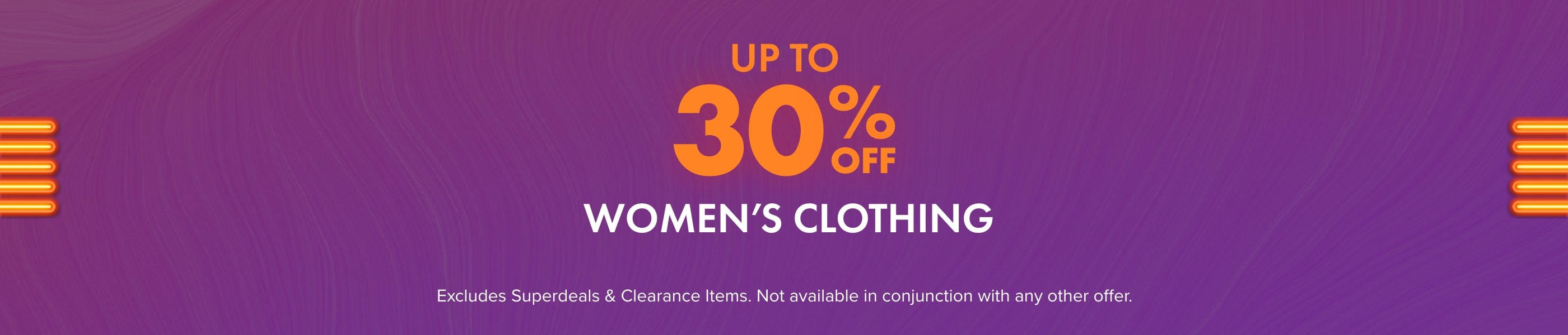 UP TO 30% Off Women’s Clothing