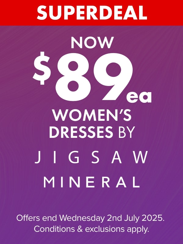 NOW $89ea Women’s Dresses by Jigsaw & Mineral