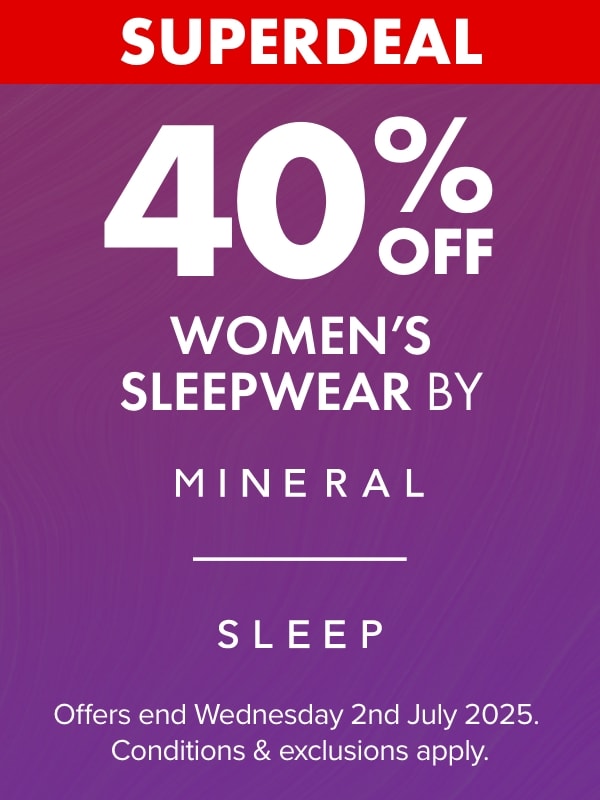 40% OFF Women’s Sleepwear by Mineral Sleep