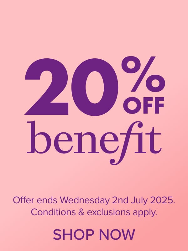 20% OFF Benefit