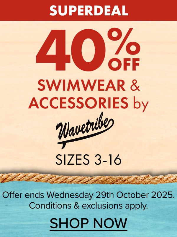 40% OFF Swimwear & Accessories by Wavetribe