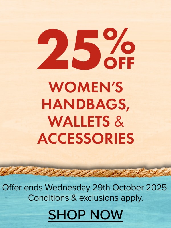 25% Off Women's Handbags & Wallets