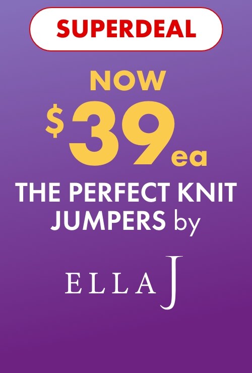 Superdeal NOW $39ea Perfect Knit Jumpers by Ella J