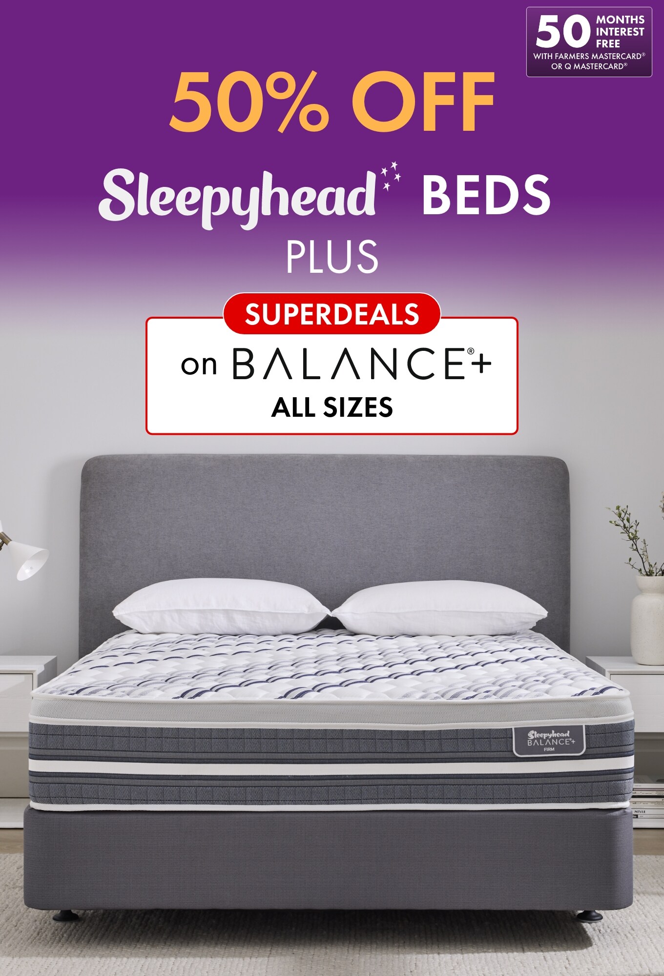 50% Off Sleepy head Beds