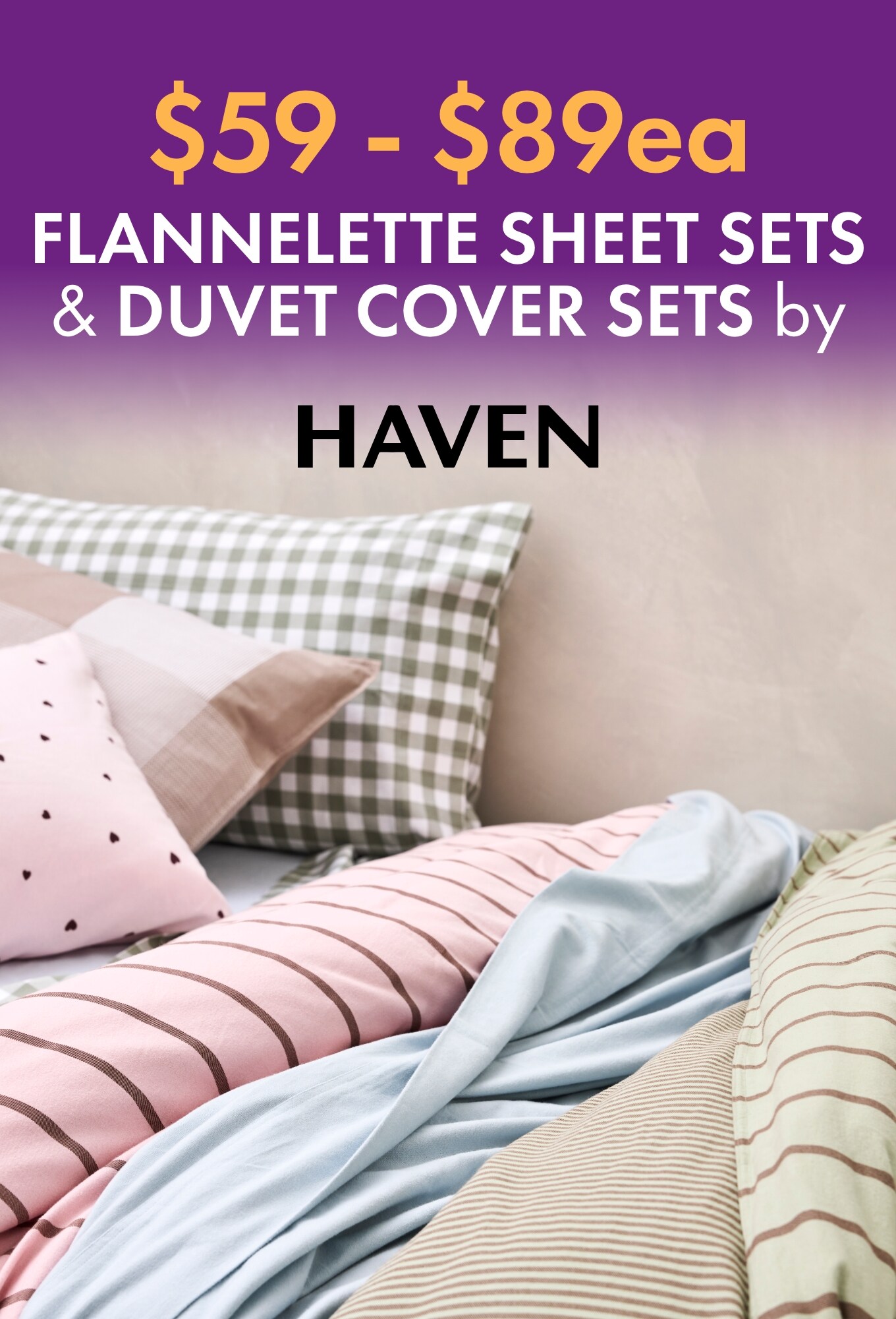 Flannelette Sheet Sets