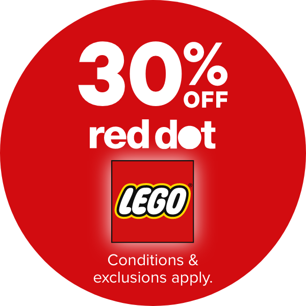 30% OFF Red Dot Lego