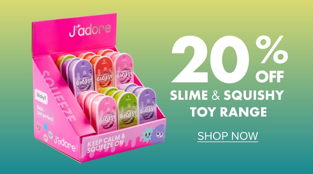 20% off Jadore Squishy Toy Range