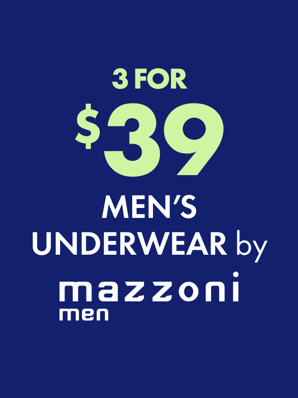 3 for $39 Men's Underwear by Mazzoni