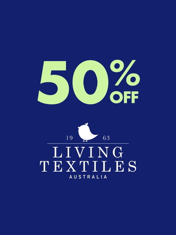 50% OFF Living Textiles
