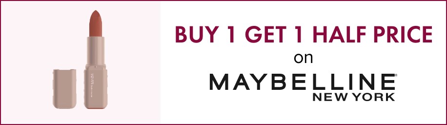 BUY 1 GET 1 HALF PRICE on Maybelline