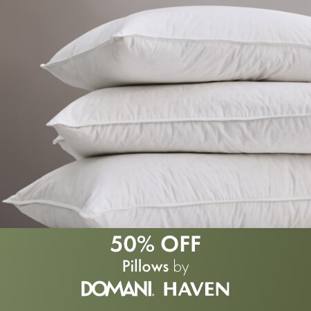 50% OFF Pillows by Domani and Haven