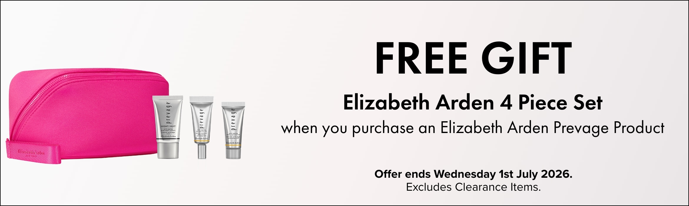4-Piece Gift when you purchase an Arden Prevage product