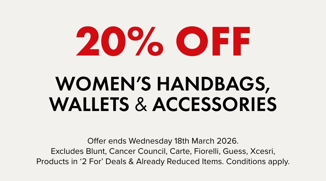 20% OFF Women's Handbags, Wallets & Accessories