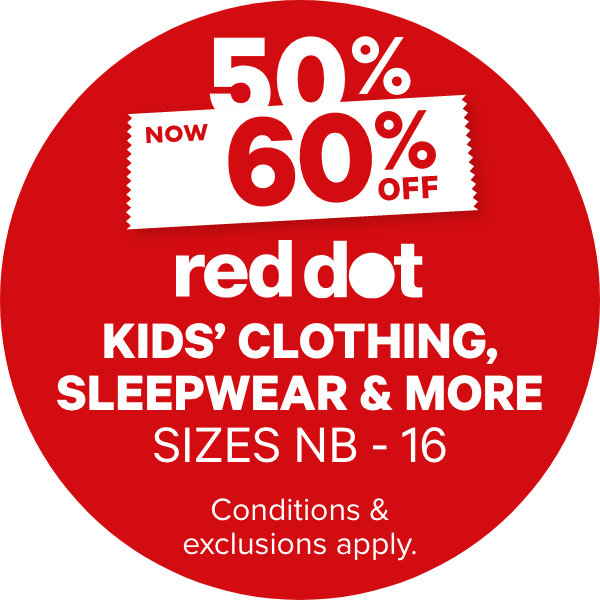 NOW 60% OFF Red Dot Kids’ Clothing, Sleepwear & more